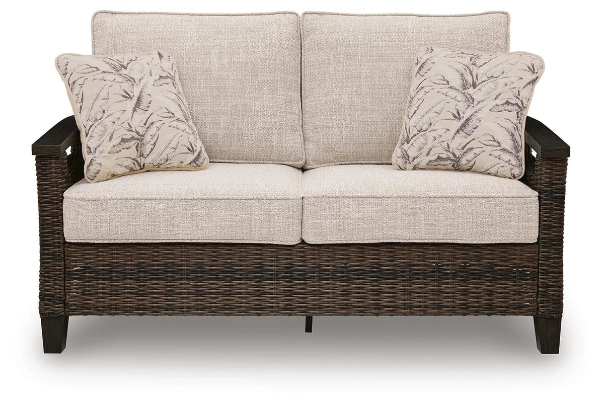 Ashley Furniture Drakes Beach Outdoor Loveseat - P760-835