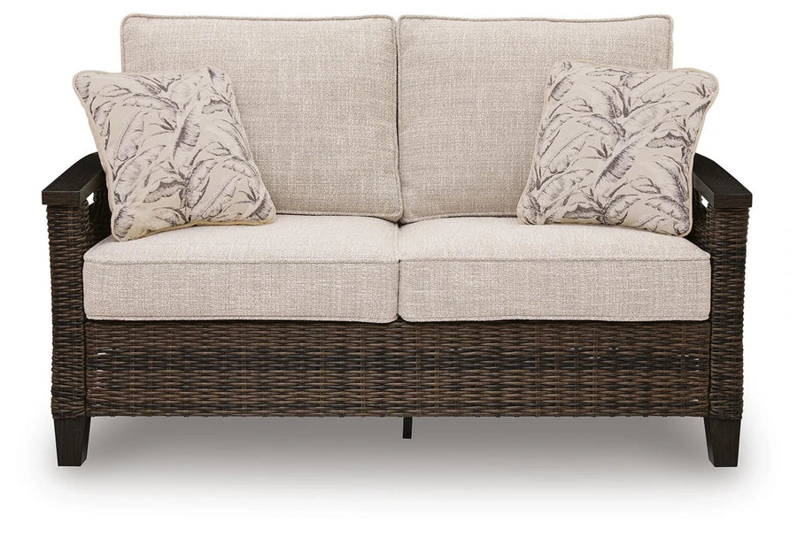 Ashley Furniture Drakes Beach Outdoor Loveseat - P760-835