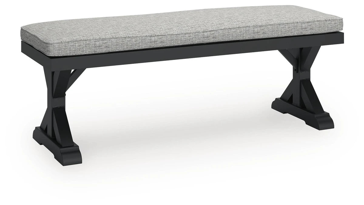 Ashley Furniture Beachcroft Outdoor Dining Table and 4 Chairs and Bench