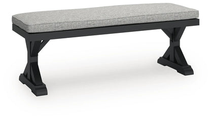 Ashley Furniture Beachcroft Outdoor Dining Table and 4 Chairs and Bench