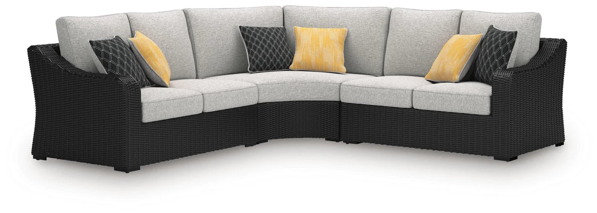 Ashley Furniture Beachcroft 3-Piece Outdoor Sectional - P792P1