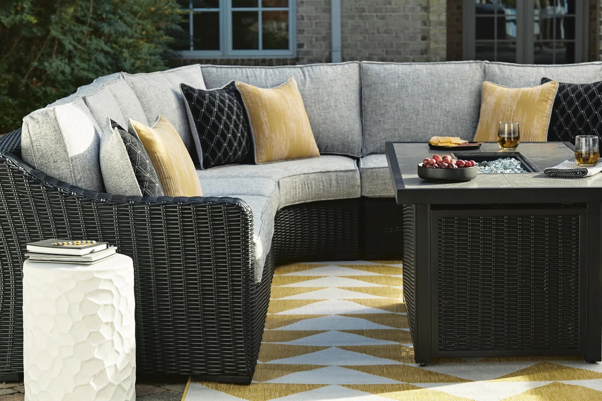 Ashley Furniture Beachcroft 3-Piece Outdoor Sectional - P792P1