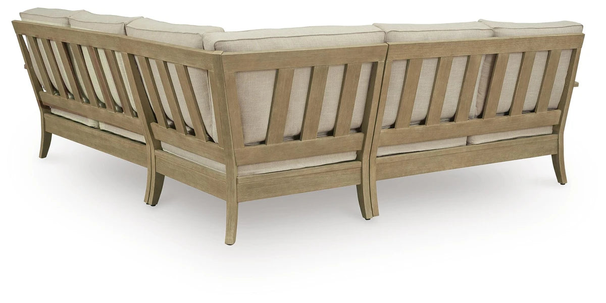 Ashley Furniture Clare View 3-Piece Outdoor Sectional - P801P10
