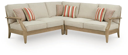 Ashley Furniture Clare View 3-Piece Outdoor Sectional - P801P10