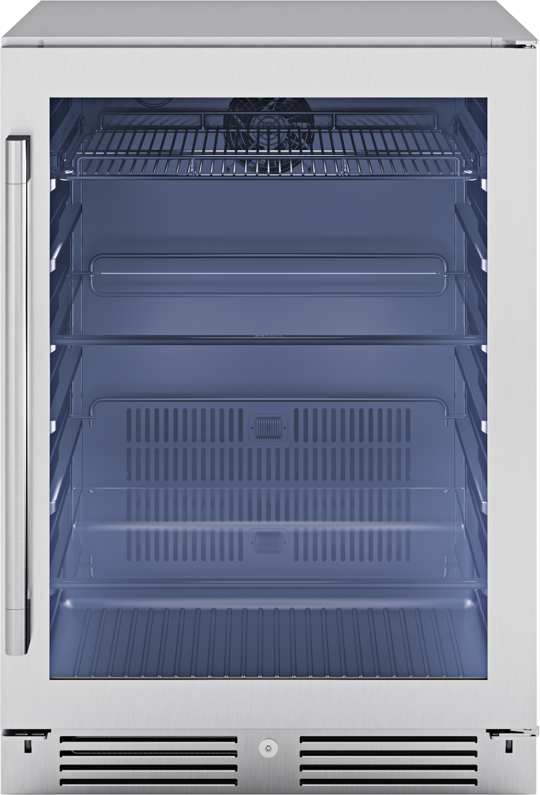 Zephyr Presrv 24 Inch Outdoor/Indoor Single Zone Beverage Cooler With Glass Door