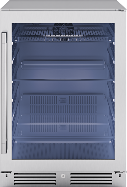 Zephyr Presrv 24 Inch Outdoor/Indoor Single Zone Beverage Cooler With Glass Door