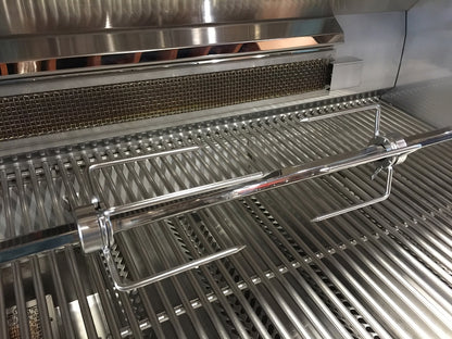 Rotisserie with Spit Rod and Forks