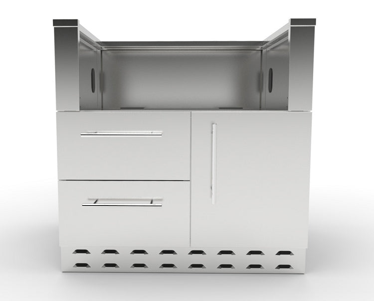 Sunstone 34 Inch Charcoal Grill Base Cabinet