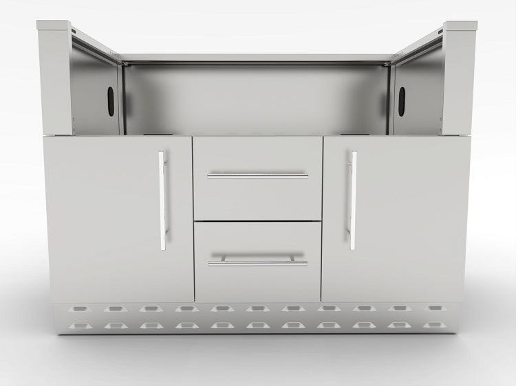 Sunstone 46 Inch Charcoal Grill Base Cabinet