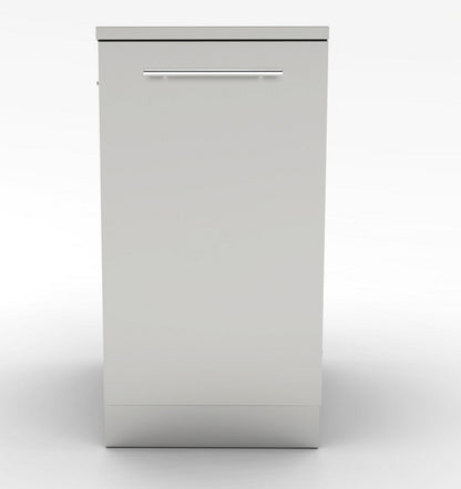 Sunstone 18 Inch Trash Drawer Cabinet w/Two Top Loading Bins