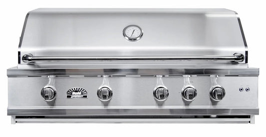 Sole 42 Inch 4-Burner Luxury Series Natural Gas Grill with Lights and Rotisserie