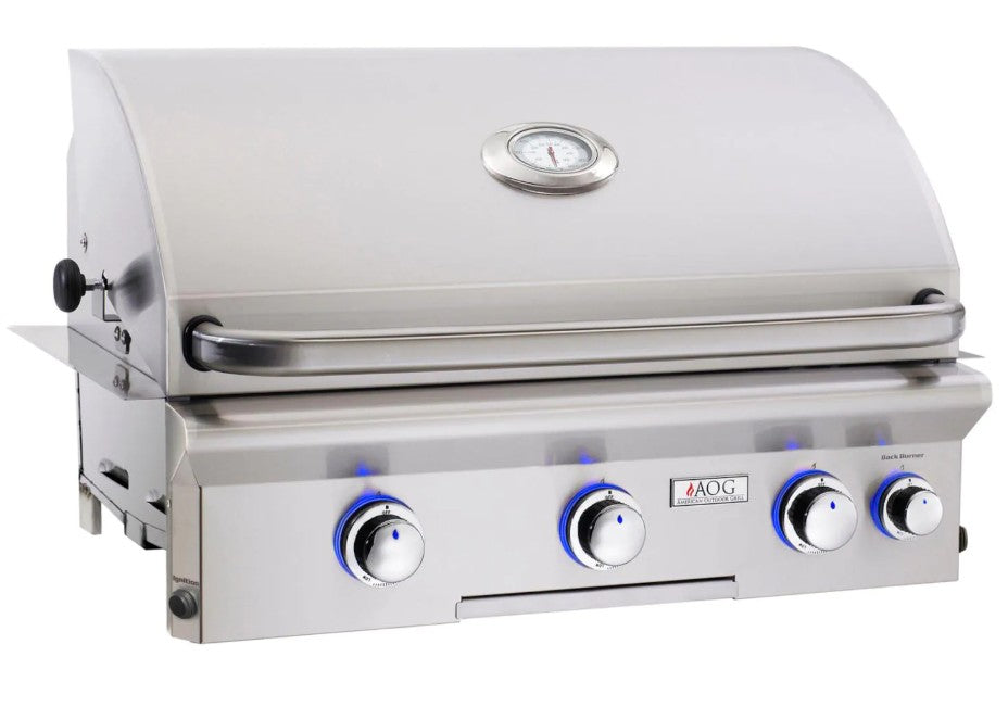 AOG 30 Inch Natural Gas Grill w/ Lights and Rotisserie L-Series