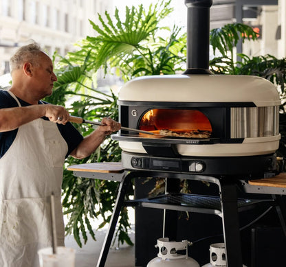 Gozney Dome XL (Gen 2) Hybrid Fuel Propane Pizza Oven - Bone