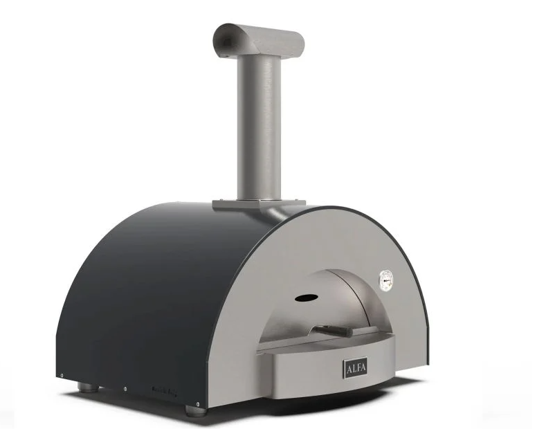 Alfa Classico '2 Pizze' WOOD ONLY Pizza Oven - Ardesia Grey