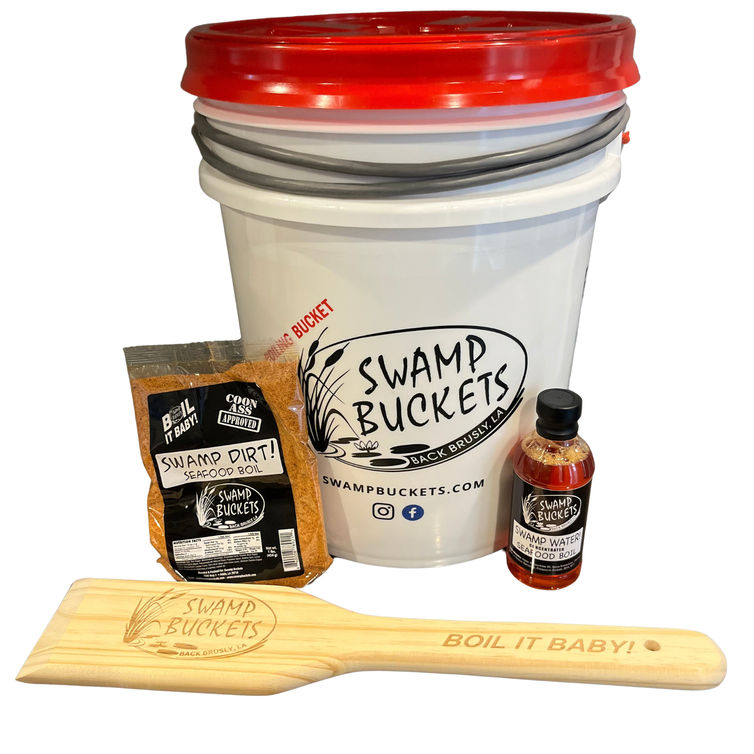Swamp Bucket Seafood Boiling Package - Easy and Convenient