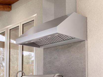 Zephyr 36 Inch Cypress Wall Outdoor/Indoor Vent Hood 1200 CFM (no duct)