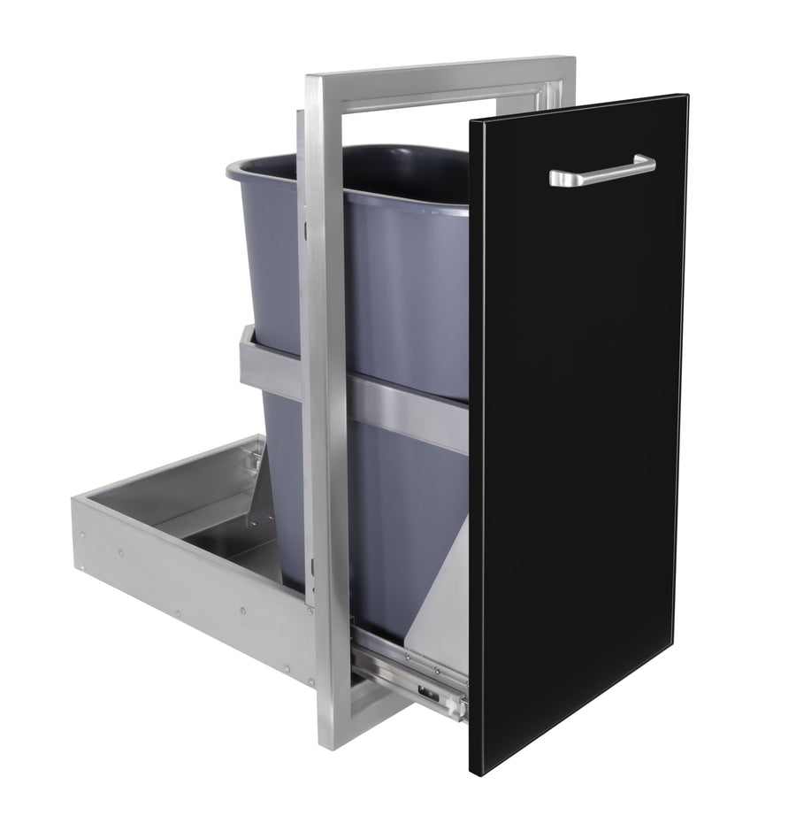 Wildfire Pull Out Trash Drawer - Black