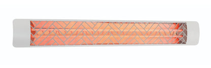 Eurofase EF60 240v 6000w 61-Inch Electric Heater - White Chevron Plate
