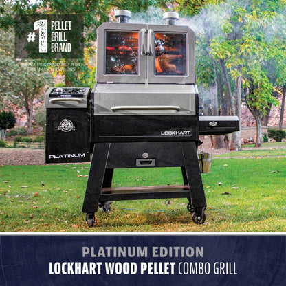 Pit Boss Lockhart Platinum Pellet / Smoker Combo Grill - PBPEL218010500