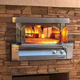 Alfresco 30 Inch Built-In Propane Gas Outdoor Pizza Oven