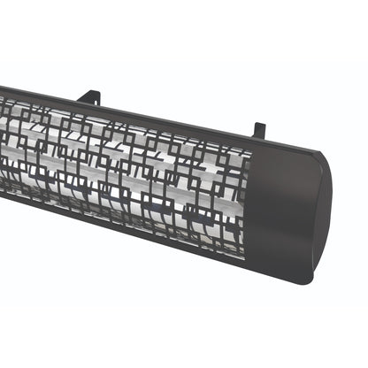 Eurofase EF40 240v 4000w 39-Inch Electric Heater - Black Brix Plate
