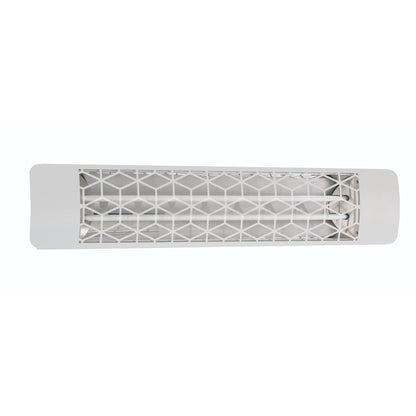 Eurofase EF40 240v 4000w 39-Inch Electric Heater - White Stella Plate