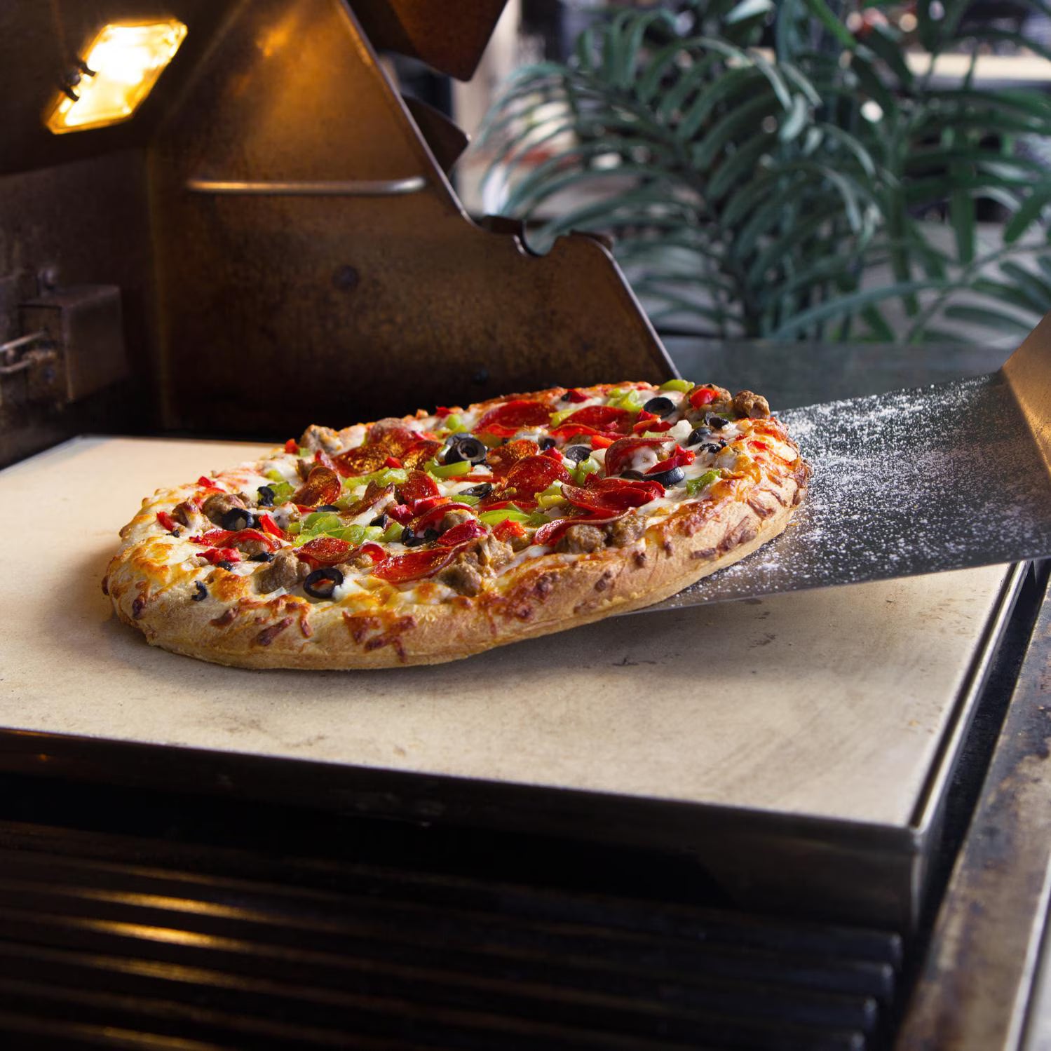 Blaze 14 3/4-in Ceramic Pizza Stone for Gas Grills