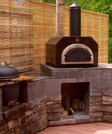 Chicago Brick Oven 500 Traditional Wood Countertop - Copper Vein