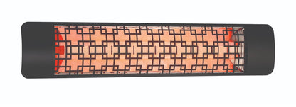 Eurofase EF40 240v 4000w 39-Inch Electric Heater - Black Brix Plate