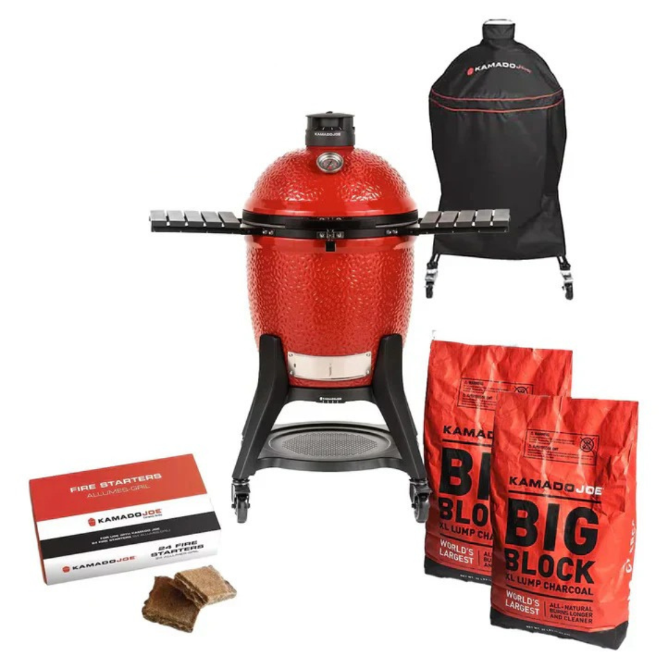 Kamado Joe Classic Joe 3 On Cart Package - Thumbnail 4