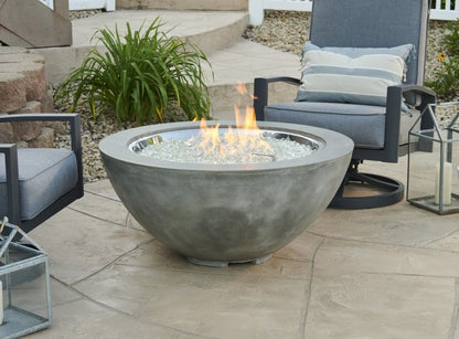 Outdoor Greatroom Natural Grey Cove 42" Round Gas Fire Pit Bowl