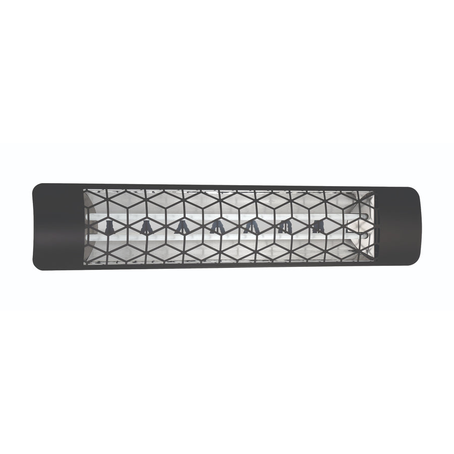 Eurofase EF40 240v 4000w 39-Inch Electric Heater - Black Stella Plate