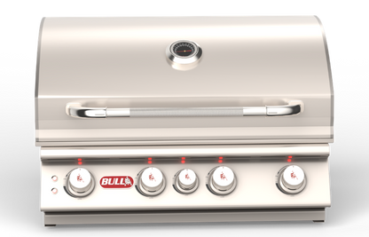 Bull Angus 30 Inch Propane Gas Grill with Lights and Rotisserie