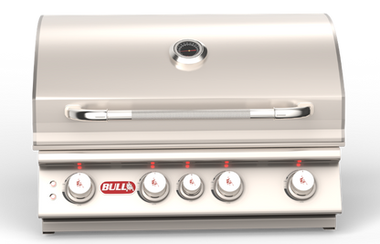 Bull Angus 30 Inch Natural Gas Grill with Lights and Rotisserie