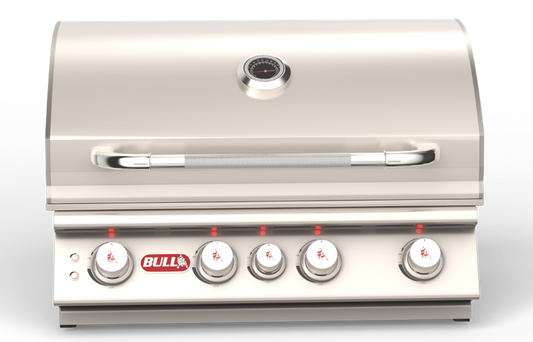 Bull Angus 30 Inch Natural Gas Grill with Lights and Rotisserie