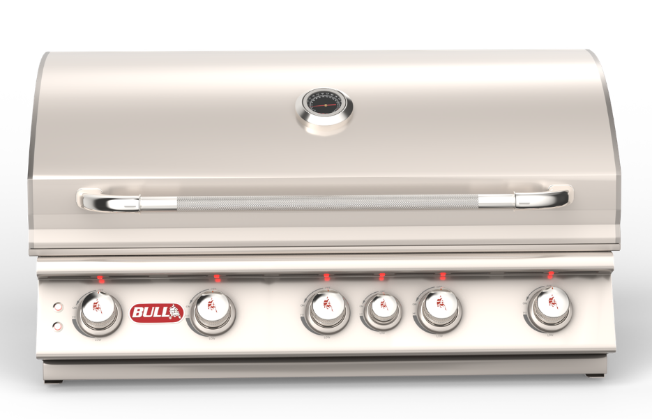 Bull Brahma 38 Inch Propane Grill with Lights and Rotisserie