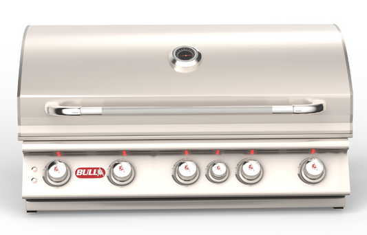Bull Brahma 38 Inch Natural Gas Grill with Lights and Rotisserie