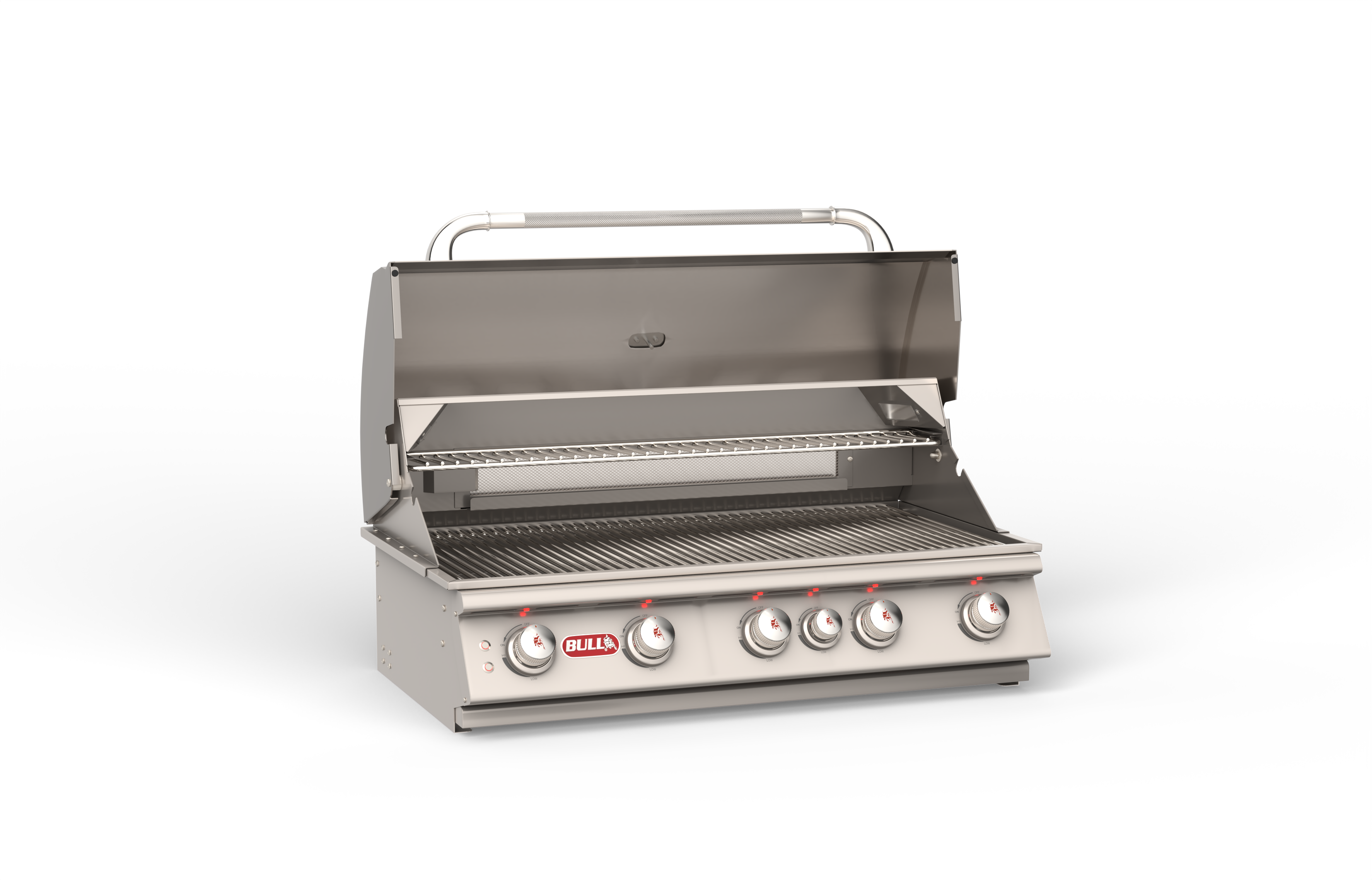 Bull Brahma 38 Inch Natural Gas Grill with Lights and Rotisserie