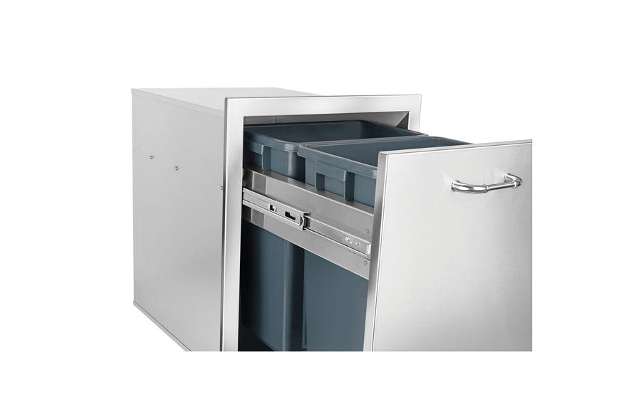Bull 20 Inch Double Pull-Out Trash/Recycle Drawer