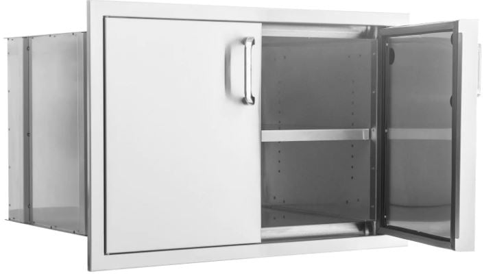 BBQ Island 260 Series 32-Inch Sealed Dry Storage Pantry With Shelf
