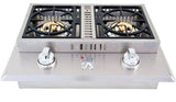 Lion Double Side Burner - Natural Gas