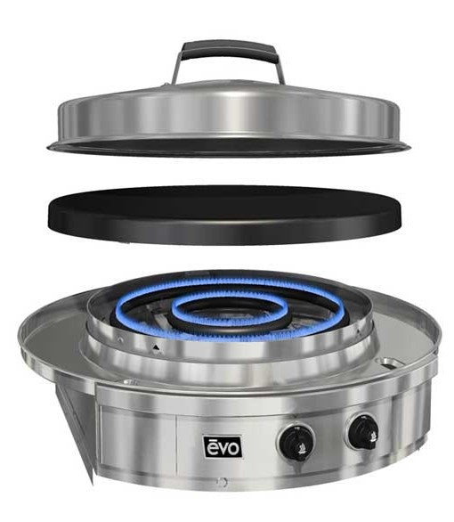 Evo Affinity 30G Built In Flattop Grill - Natural Gas