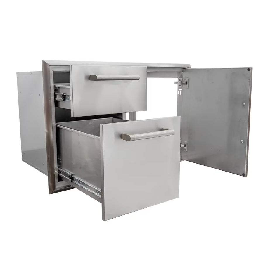 Coyote 36 Inch Access Door and Double Drawer Combo