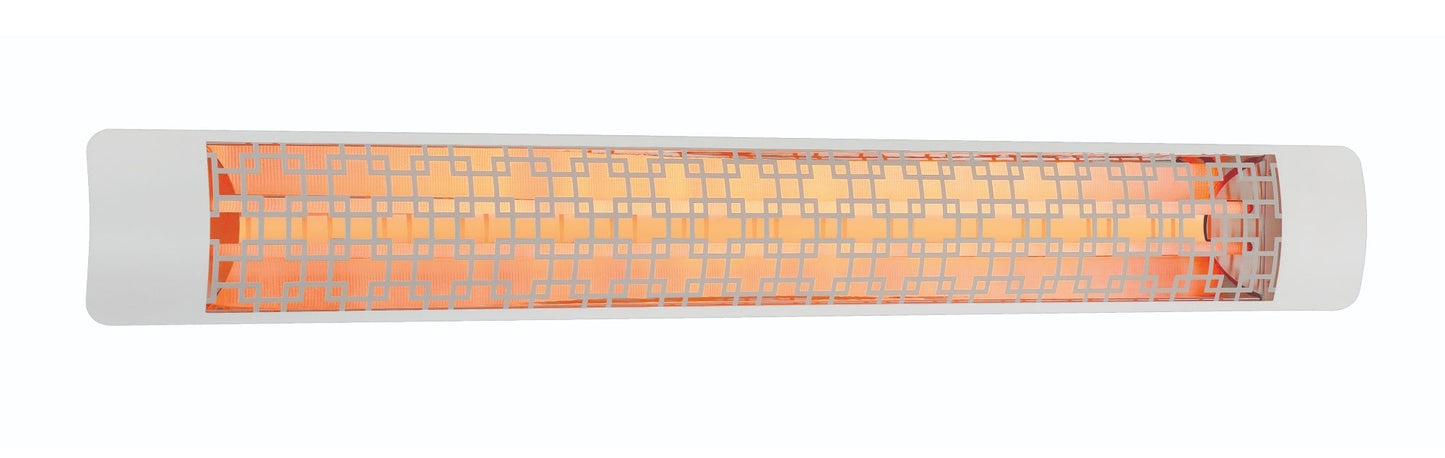 Eurofase EF60 240v 6000w 61-Inch Electric Heater - White Brix Plate