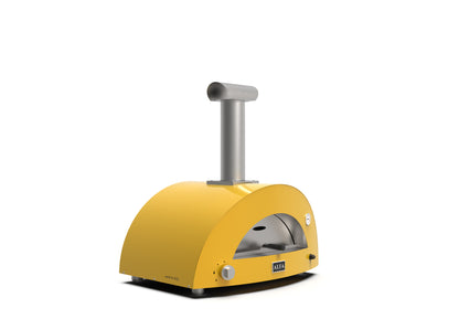 Alfa Moderno '2 Pizze' Gas or Wood Pizza Oven - Fire Yellow