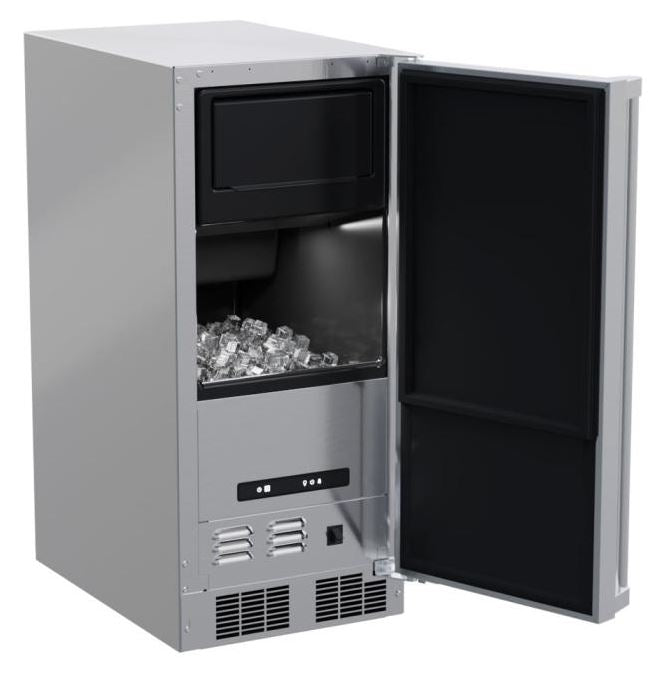 Marvel 15 Inch Outdoor Clear Ice Machine - With Pump