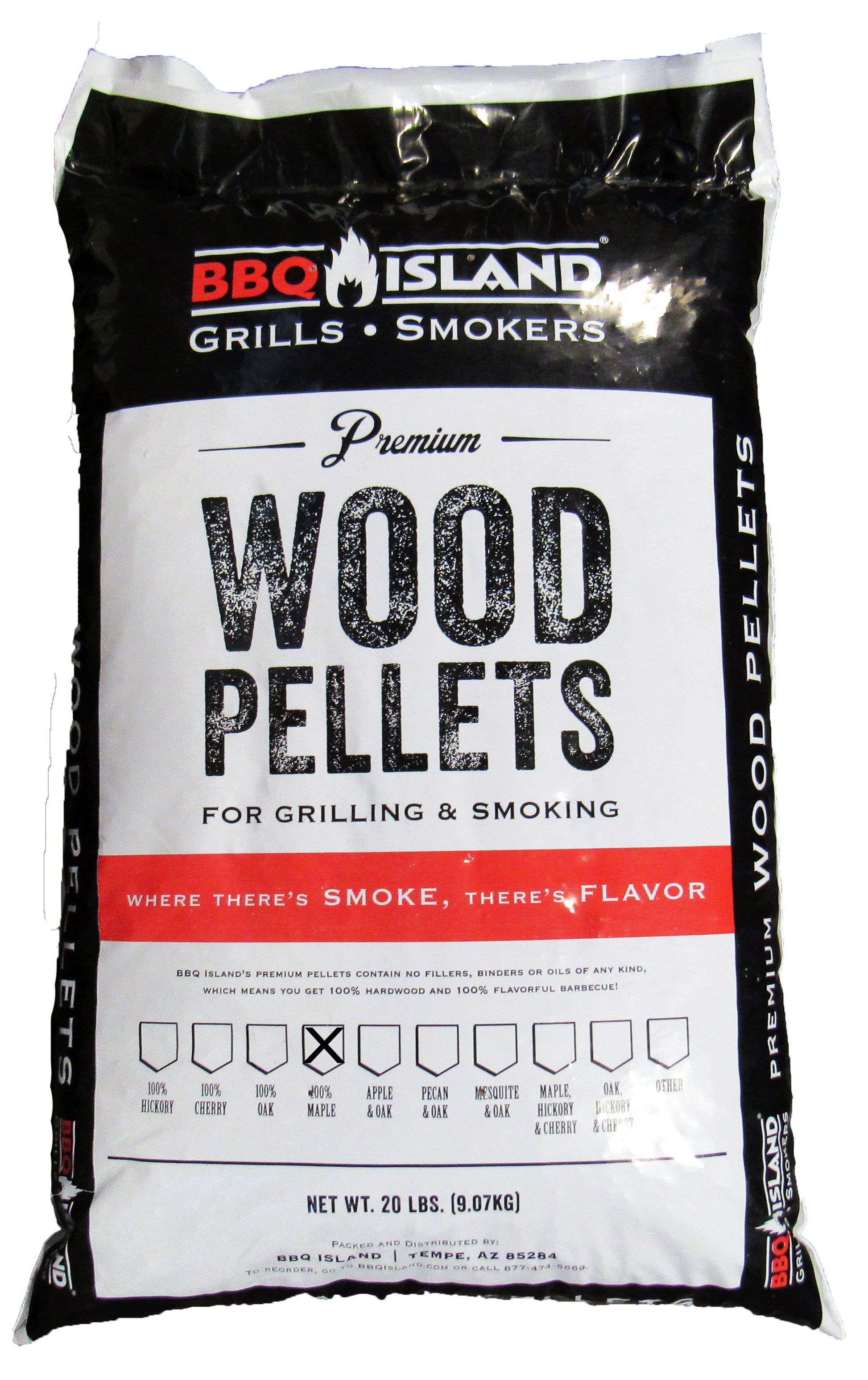 BB Island 100% Maple Wood Pellets - Main Image