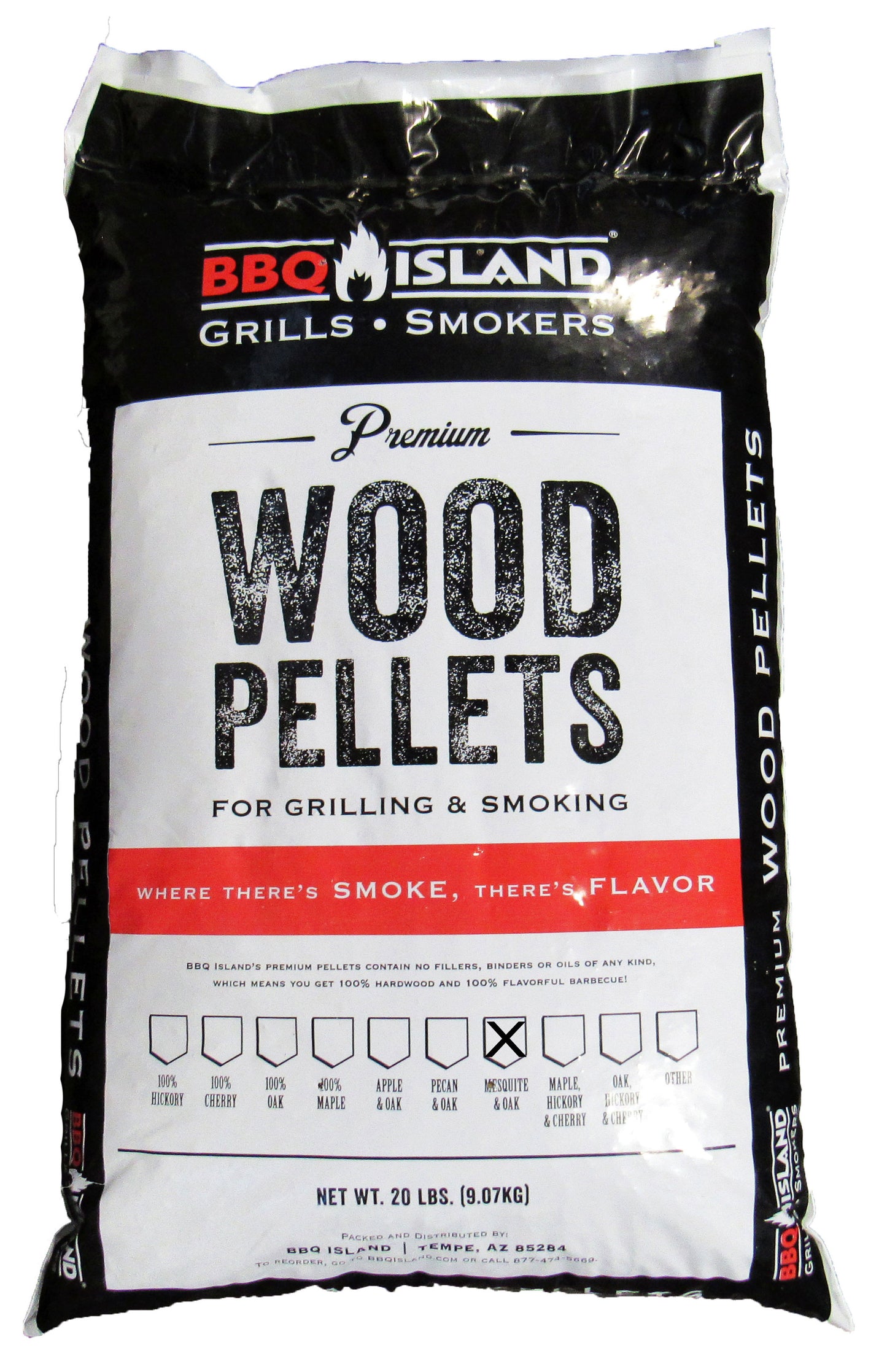 BBQ Island Mesquite Wood Pellets - 20 lbs