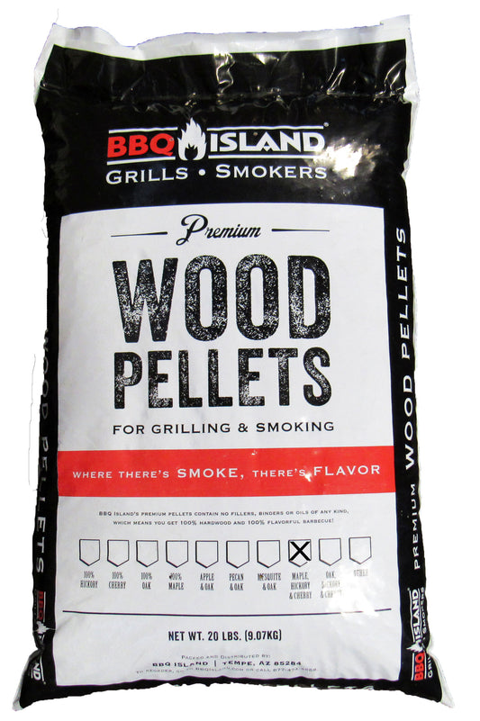 Maple/Hickory/Cherry Wood Pellets - 20 lbs