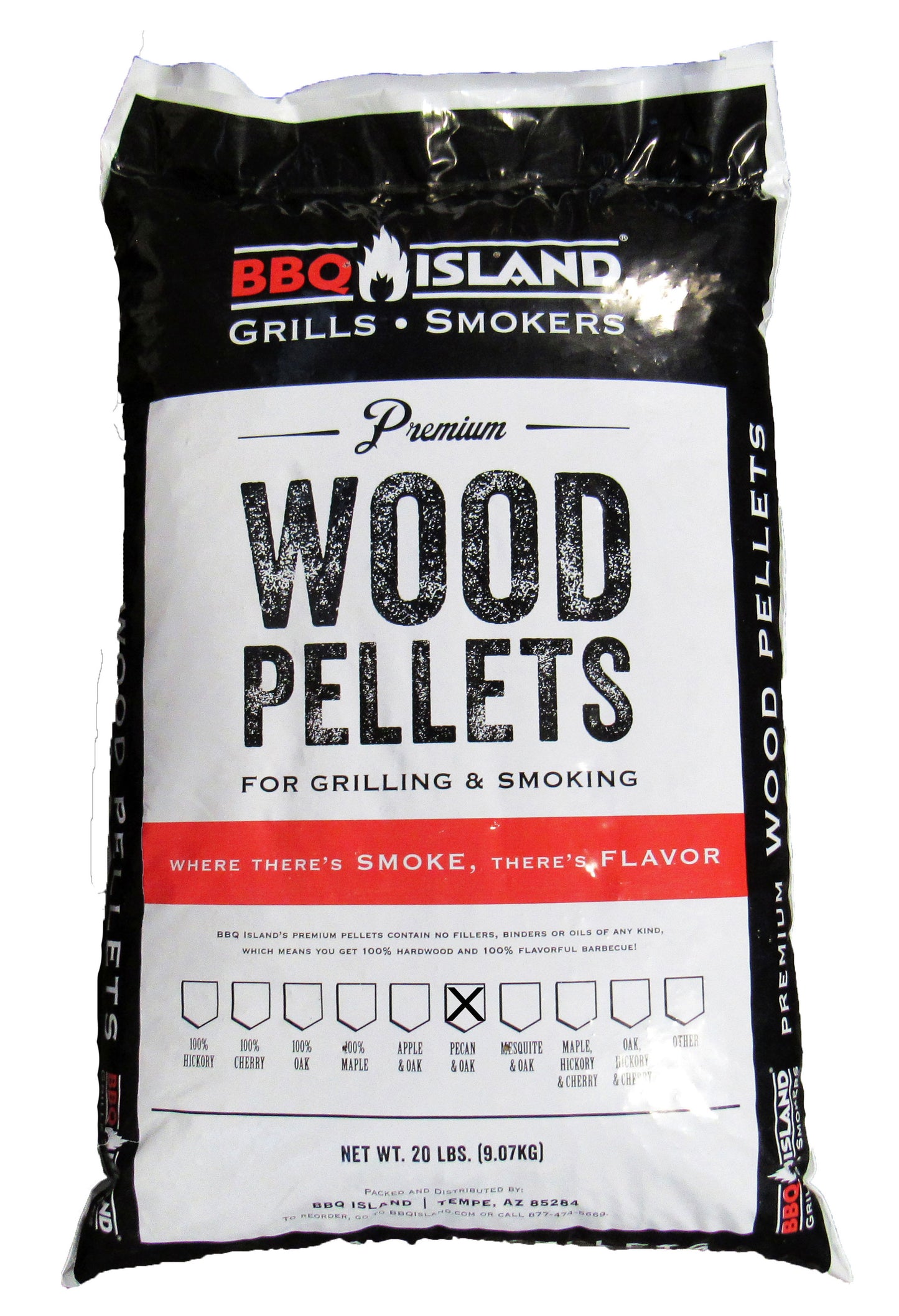 BBQ Island Pecan Wood Pellets - 20 lbs